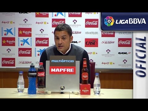 Rueda de Prensa de Francisco Rodríguez tras el UD Almería (0-0) Málaga CF - HD