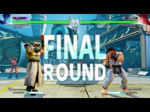 SFV - Astonishing76(M.BISON) vs saipermp-kr(RYU) - Casual Match 2
