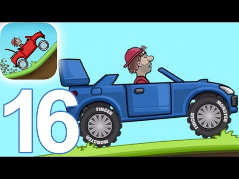 Hill Climb Racing - Part 16 - RALLY CAR - Gameplay Walkthrough Video (iOS Android)