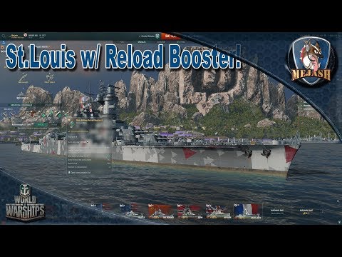 St. Louis w/ Reload Booster! The best T9 tech tree Cruiser?