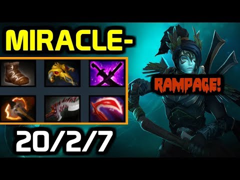 Miracle- showing why PA is The BEST Carry for 7.20 vs MagE- SF - Miracle- PA full game vs MagE- SF