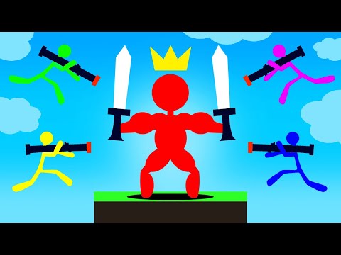 Cheating VS My Friends (Stick Fight)