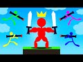 Cheating VS My Friends Stick Fight