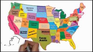 The 50 States and Capitals Song | Silly School Songs