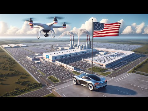 Stunning Tesla Giga Factory 2 Aerial Tour – Drone Drama!