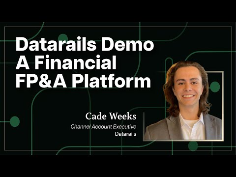 Datarails Live Demo! A financial FP&A platform