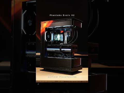 Phanteks Evolv X2 Airlfow Visualization