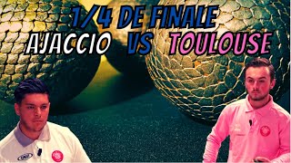 1/4 de Finale Ajaccio vs Toulouse Doublette Trophée des Villes 2021 – Pétanque