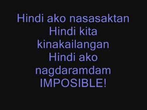 Imposible - KC Concepcion (with lyrics)