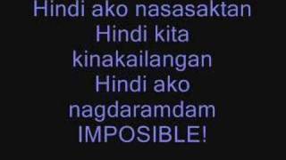 Imposible - KC Concepcion (with lyrics)