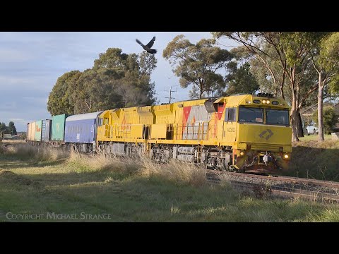 9751v (7MP1) Aurizon / Team Global Express Container Train With ACC6032 ACD6051 (20/5/2023) -PoathTV
