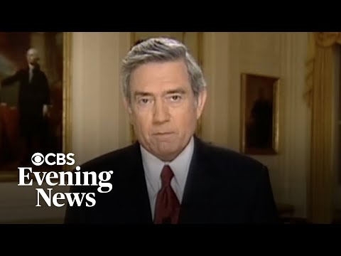 From the archives: White House East Room hosts "CBS Evening News" in 2000