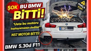 PARÇALARI BAGAJA DOLDURULUP ÜSTÜNE PARA ÖDENEN BMW 5.30D ÇEKİCİYLE GEL