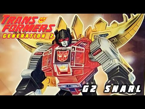My 1st Dinobot! Transformers Generation 2 Red Snarl 4K video review #transformersg1