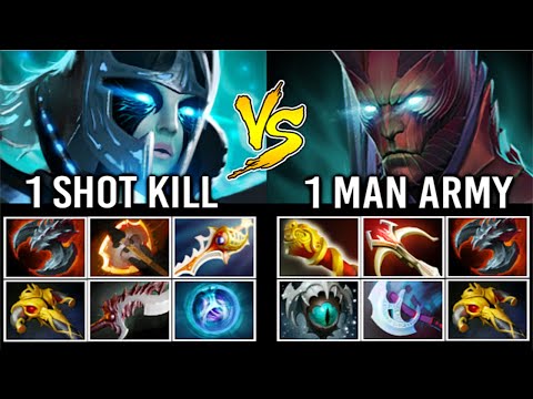 EPIC 1 Shot Kill Divine Rapier PA vs PRO Terrorblade Full Item Battle Crazy Gameplay 7.27 Dota 2