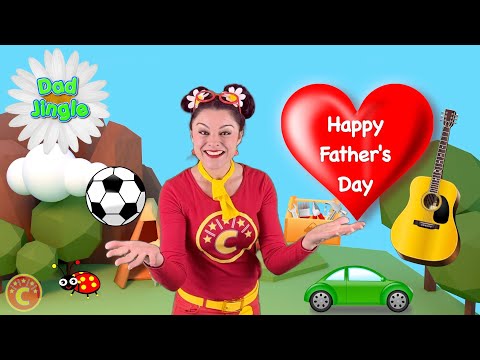 Father's Day Song | Baby + Kids | Rhyming, First Words, Phonics | Learn with Teacher Candi Jingle