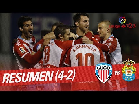 Resumen de CD Lugo vs UD Las Palmas (4-2)