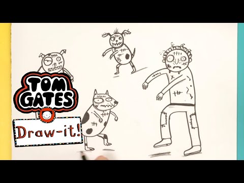 Draw It ✏️ Dog Zombies! | Tom Gates Brilliant World | Drawing With Kids - Kids (6+), Kingdom Kids Zone - Tom Gates Brilliant World