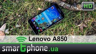 Lenovo IdeaPhone A850 (White) - відео 6