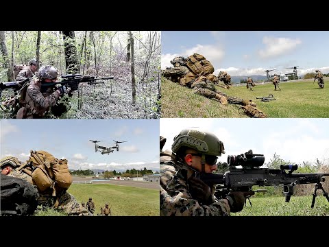 U.S. Marines 1/3 Long Range Air Assault Exercise
