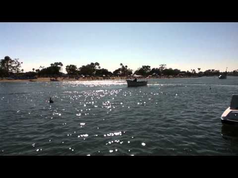 US Coast Guard Motor Surf Boat at Davies Landing, Close quarter operation