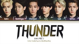 엑소케이 (EXO-K) - &#39;Thunder&#39; Lyrics [Color Coded HAN|ROM|ENG]
