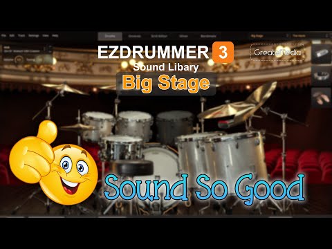 EZ Drummer 3  Sound Library | Big Stage EZX | Support  Pro Tools - Cubase