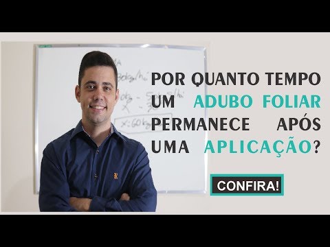 How long does a foliar fertilizer remain after an application?