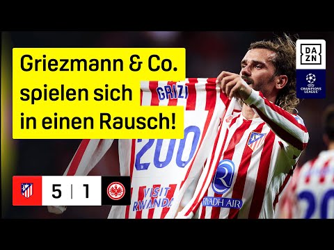 Atletico Madrid - Eintracht Frankfurt | UEFA Champions League | DAZN Highlights