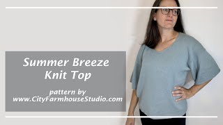Knit Summer Breeze Top - How To Make