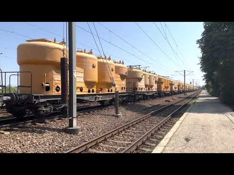 [4K] Trafic feroviar / Rail traffic in Bucuresti Baneasa - 25.07.2022