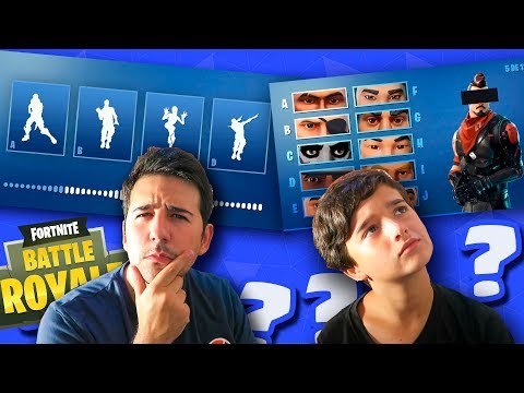ADIVINA LA SKIN DE FORTNITE POR SUS OJOS !! CON MI PRIMO - ElChurches