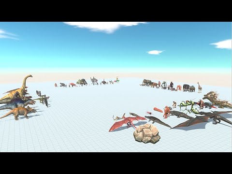 3 vs 3 vs 3 vs 3, FACTION ALLIANCE BATTLE ROYALE  - Animal Revolt Battle Simulator