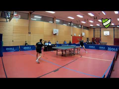 NRW Liga 3:  TTG Langenfeld vs  TTC Waldniel - Manzius vs. Hamidi