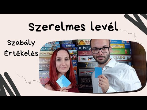 Romantikus kártyázás? Nem! Szerelmes levél társasjáték játékbemutató és szabályismertető - Társasozz Okosan!