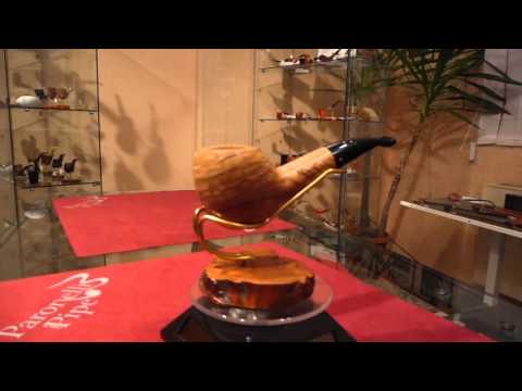 Pipa in olivastro chubby fatta a mano - www.paronellipipe.it