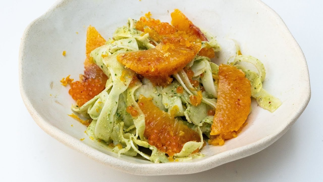 RECETTE #55 - Salade de fenouil à l’orange et poutargue - Fabrice Mignot