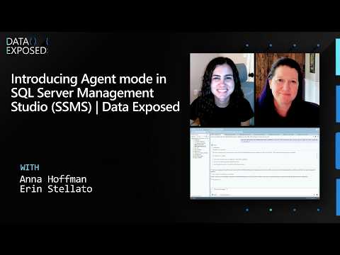 Video Thumbnail: Introducing Agent mode in SQL Server Management Studio (SSMS) | Data Exposed