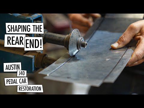 Shaping The Rear End! | Austin J40 Pedal Car Restoration | Ep.6