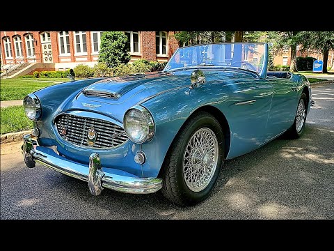 1959 Austin Healey 100-6 high speed drive!