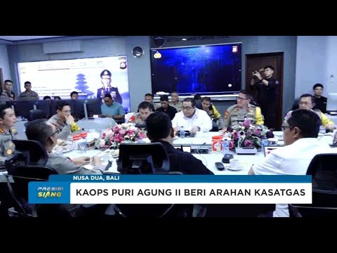 KAOPS PURI AGUNG II BERIKAN ARAHAN KEPADA KASATGAS