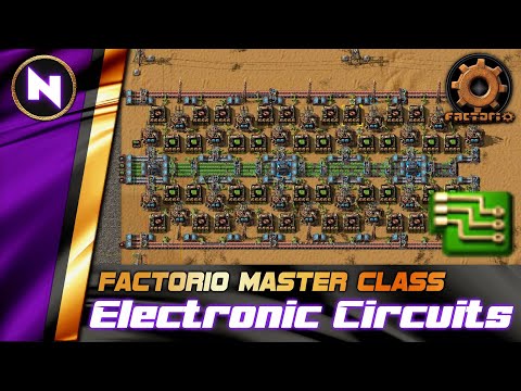 Upgradeable ELECTRONIC/GREEN CIRCUITS -  Factorio 0.18 Tutorial/Guide/How-to