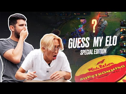 SWEDISH SURSTRÖMMING FISH FORFEIT! | Guess My ELO 2022 Special Edition