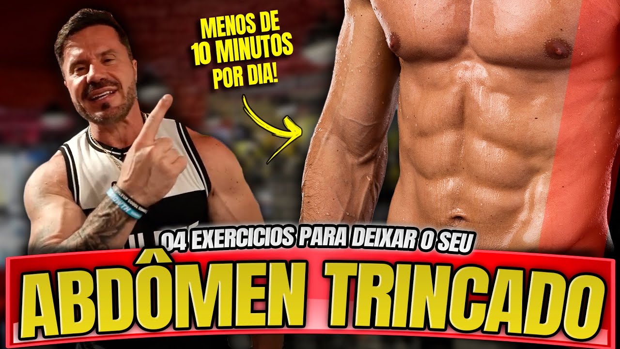 04 EXERCICIOS PARA DEIXAR SEU ABDÔMEN TRINCADO – MASTER CLASS RENATO CARIANI