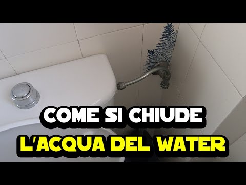 Part of a video titled Come si chiude l'acqua del water? Semplice - YouTube