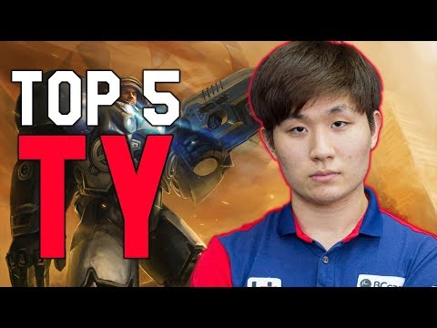 STARCRAFT 2 TOP 5 PLAYS - TY