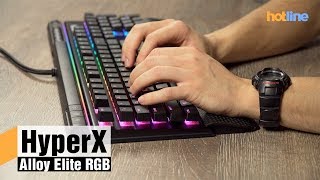 HyperX Alloy Elite RGB Blue (HX-KB2BL2-RU/R1) - відео 1