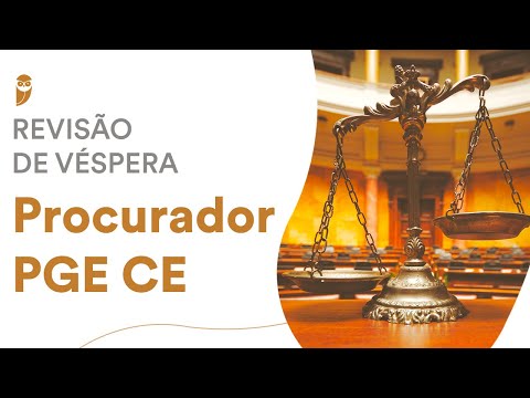 Revisão de Véspera Procurador PGE CE