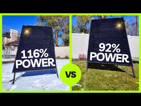Bifacial Solar Panels vs. SNOW: The Results Are INSANE