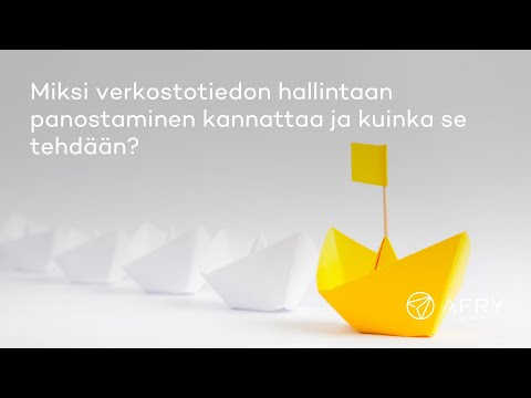 Puhutaan vedestä: Verkostotiedon hallinta -webinaari